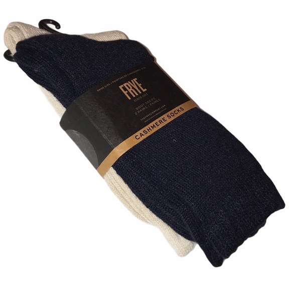 Two Pairs of Frye Women's Cashmere Boot Socks